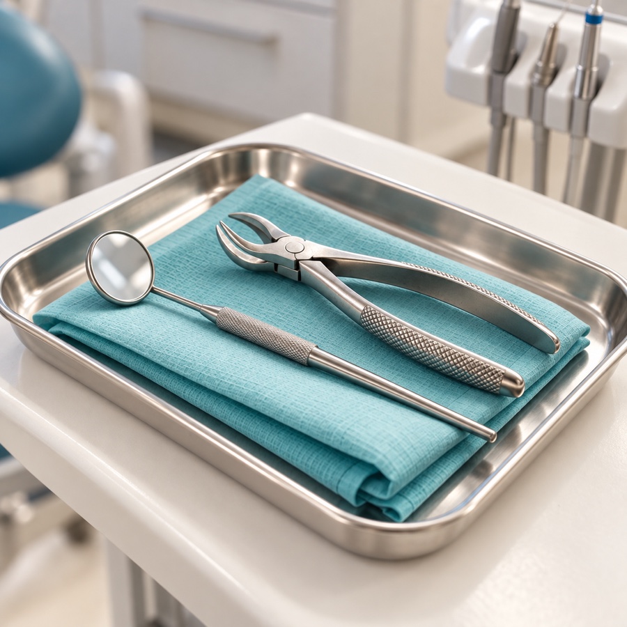 Strumenti sterilizzati per chirurgia ambulatoriale